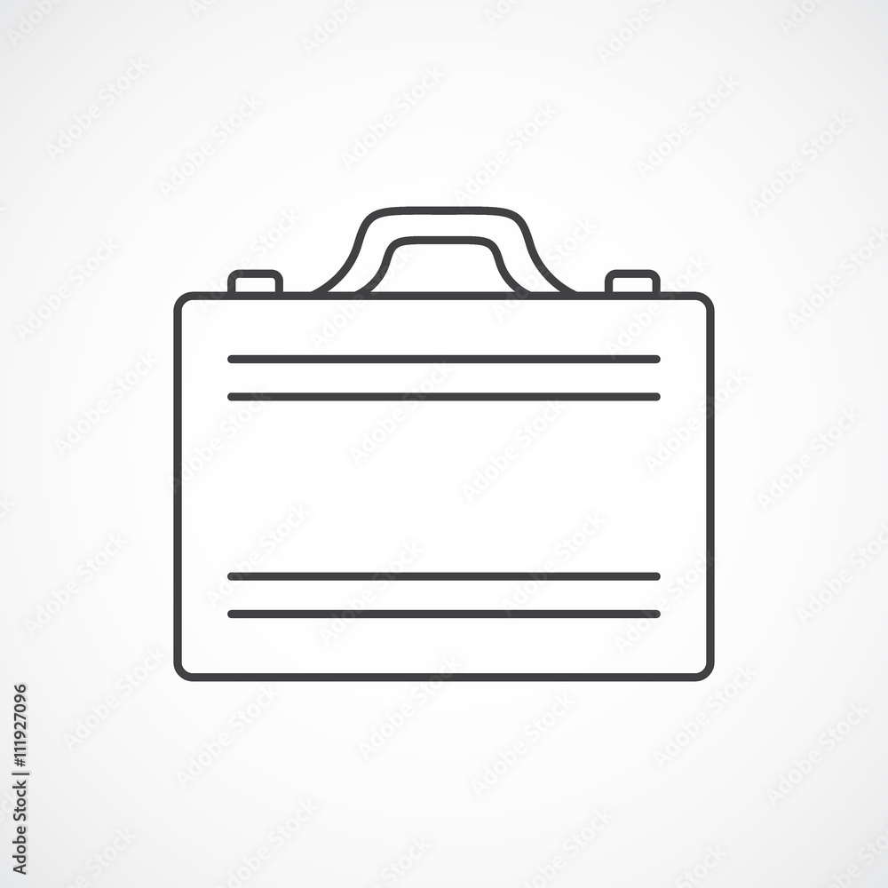 Case line icon. Vector line icon Case line icon. Vector line icon