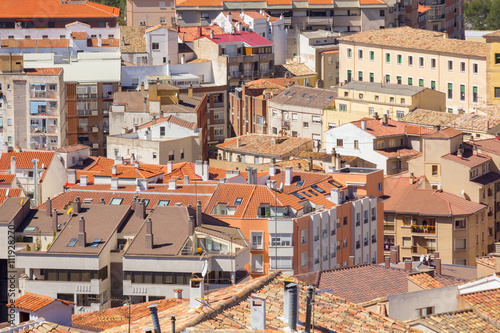 Aerial view of the monumental city of Cuenca, Spain