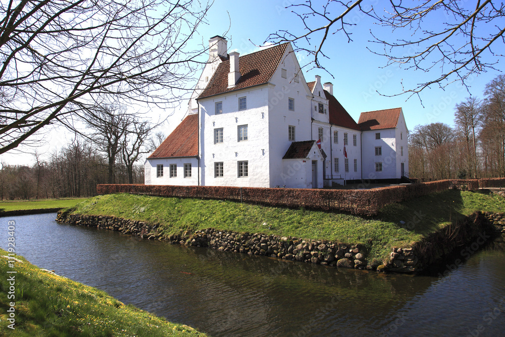 Danimarca del sud. il castello di Sonderskov .