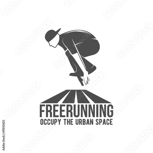 parkour and free running badge