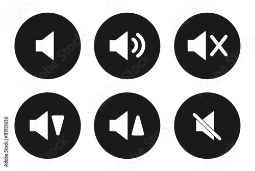 głośniki zestaw ikon