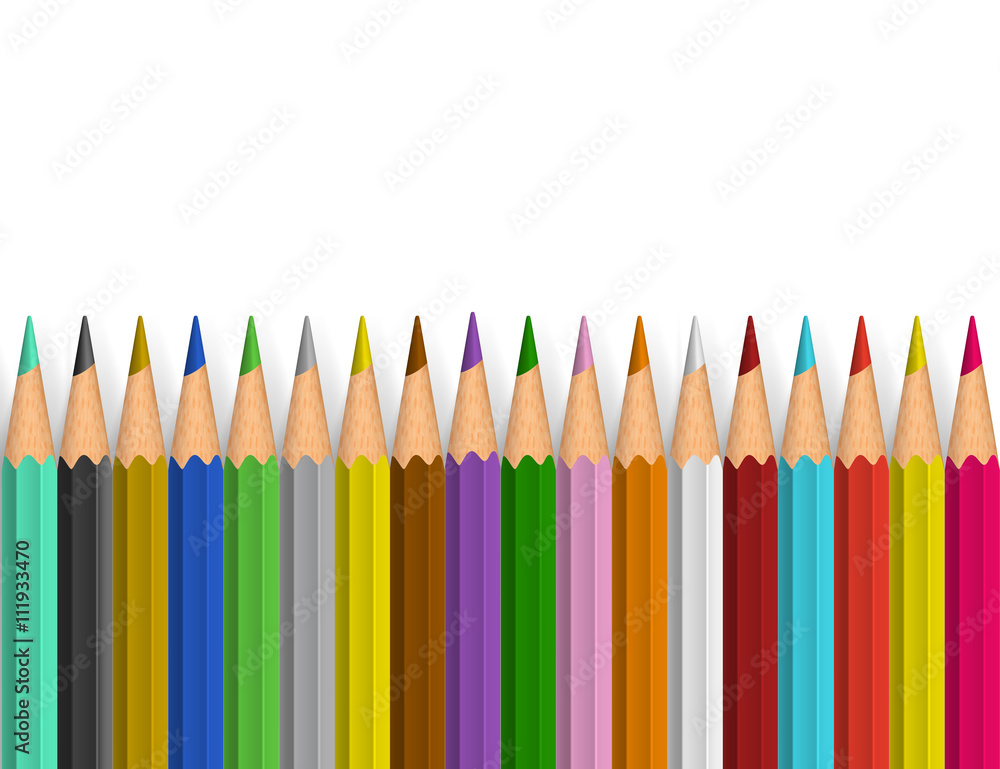 Background with color pencils Background with color pencils