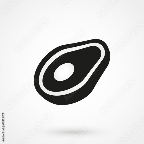 meat icon vector