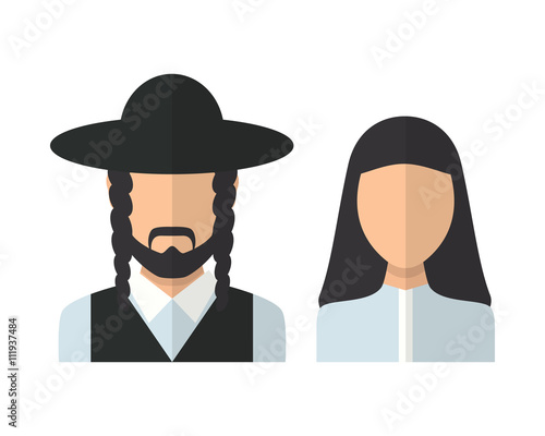Judaic man and woman