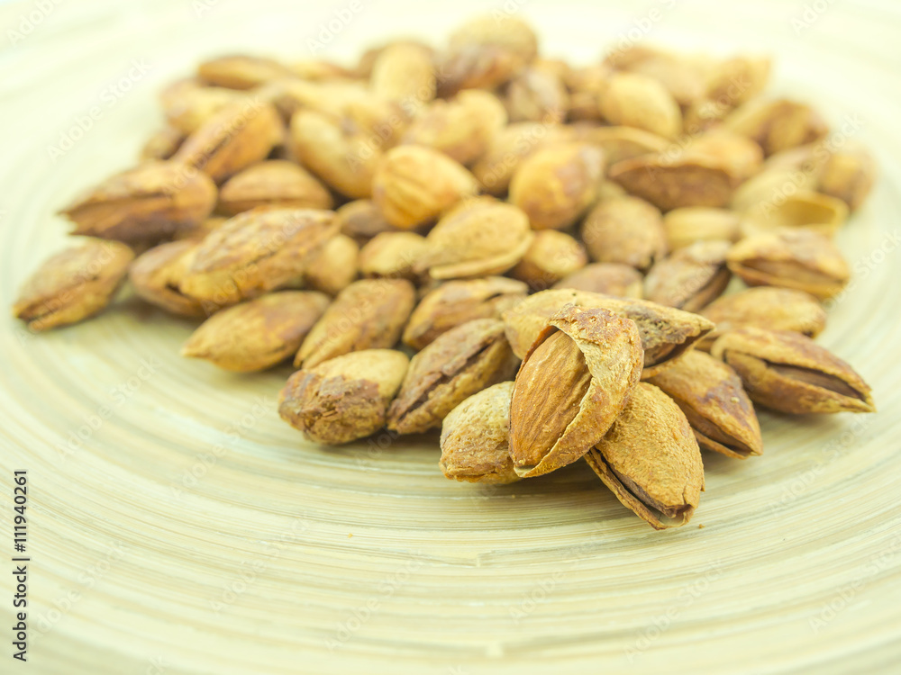 Fototapeta premium Organic almonds