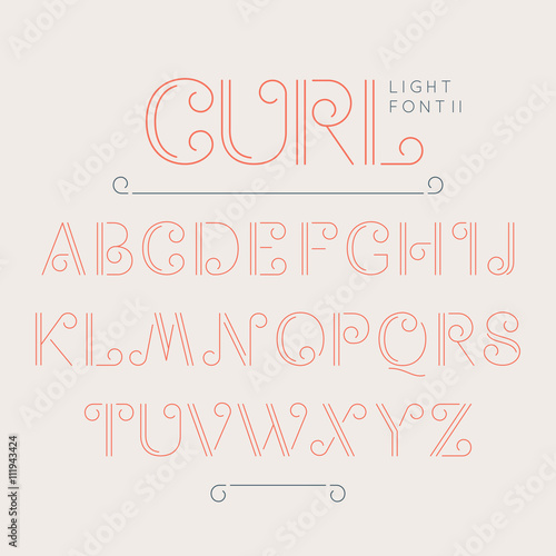 Vintage abc alphabet font.