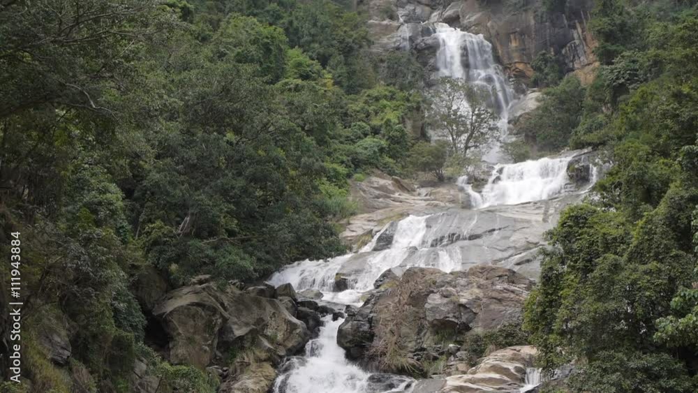 Hunnas waterfall. Elkaduwa village, Sri Lanka. Hunnas waterfall. Elkaduwa village, Sri Lanka.