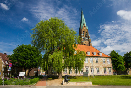 Quadro su tela Dom of Schleswig in Schleswig-Holstein, Germany.