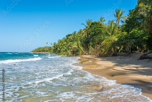Punta Uva beach in Costa Rica  wild and beautiful caribbean coast