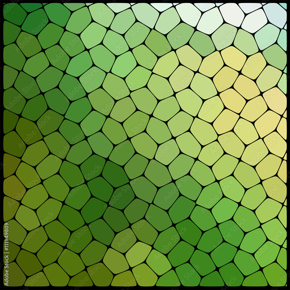 abstract background consisting of green geometrical shapes abstract background consisting of green geometrical shapes