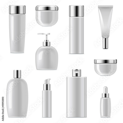 Vector Cosmetic Packaging Icons Set 2