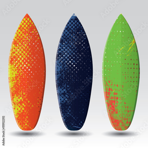 Vector Surfboard Design Templates