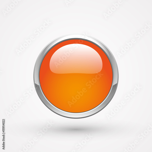 Round yellow web button