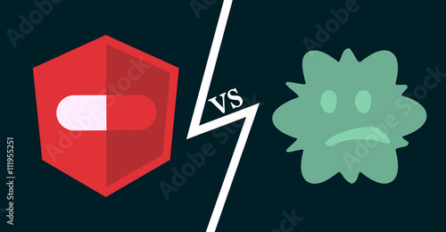 antibiotics vs bacteria