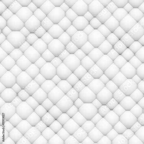 Fototapeta Naklejka Na Ścianę i Meble -  seamless background made of rounded white cubes