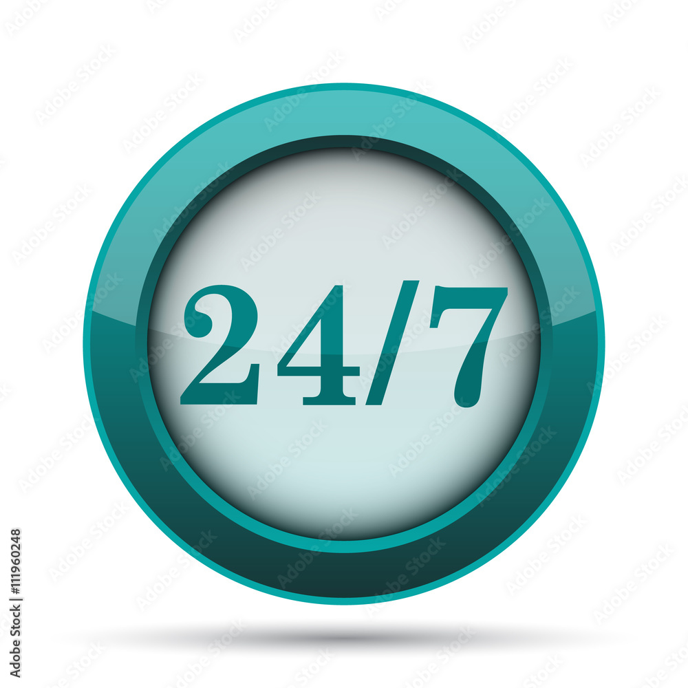 24 7 icon 24 7 icon