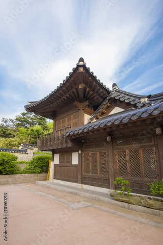 SEOUL South Korea - MAY 22  Hahoe Folk village in South Korea. M