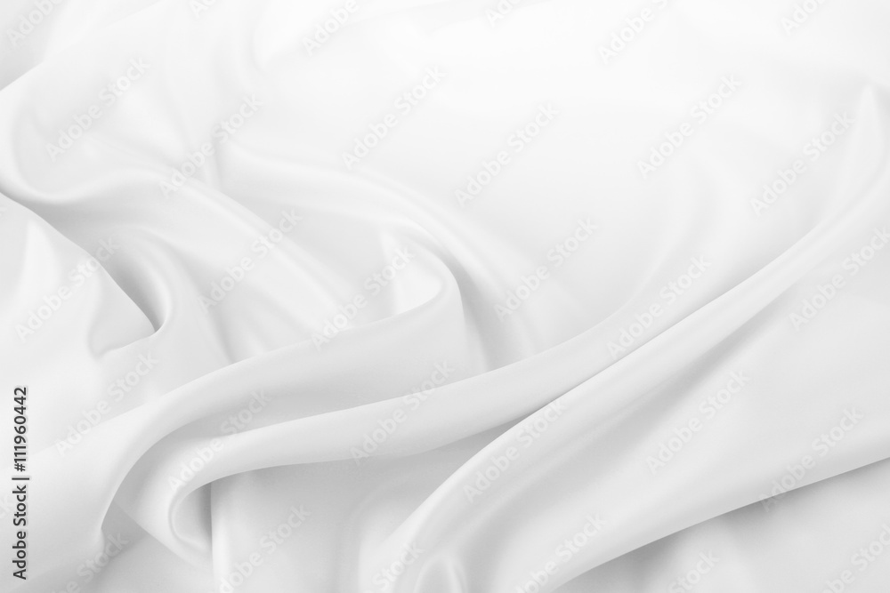 Fototapeta premium White silk