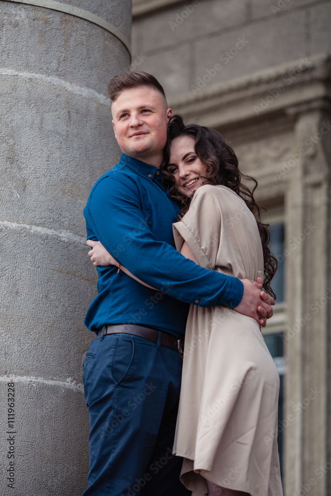 couple in love on spring couple in love on spring