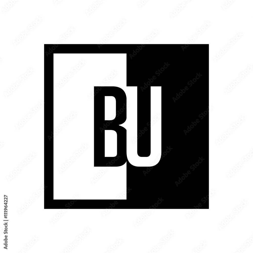 initial square half logo