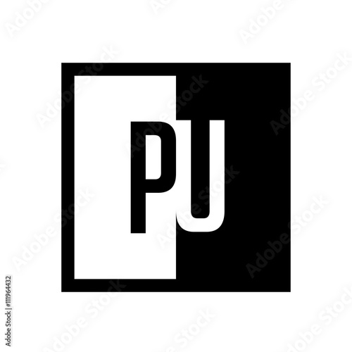 initial square half logo