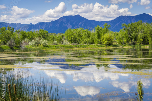Walden Pond Reflections in Boulder Colorado