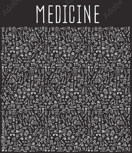 Hand drawn Medicine element