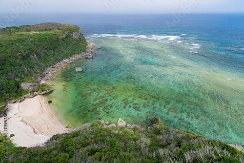 沖縄県　果報バンタの眺め photo