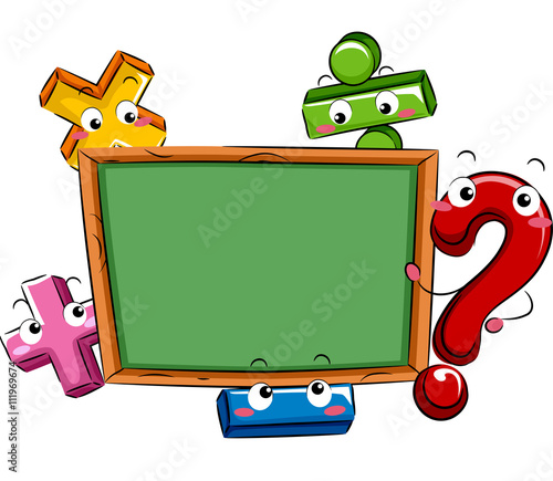 Math Symbol Problem Solving Board
