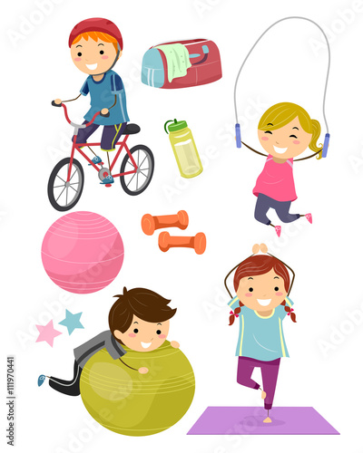 Stickman Kids Fitness