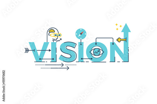 Vision word lettering