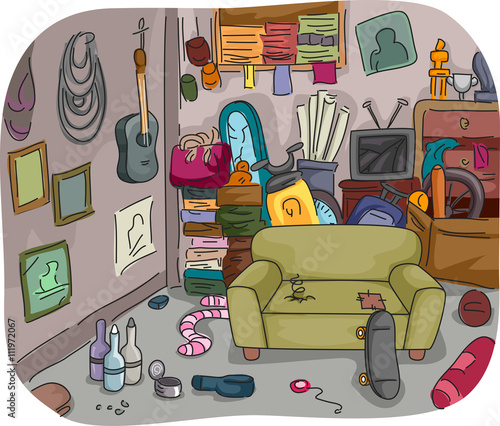 Hoarding Clutter Interior