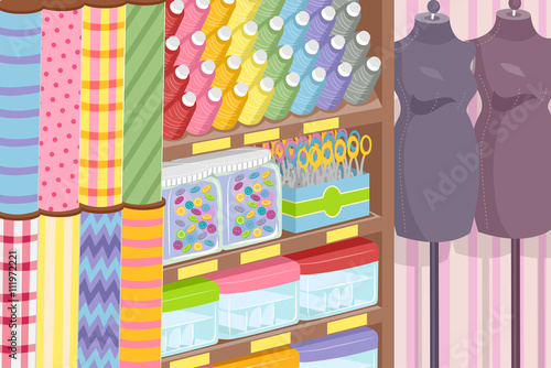 Sewing Shop Merchandise