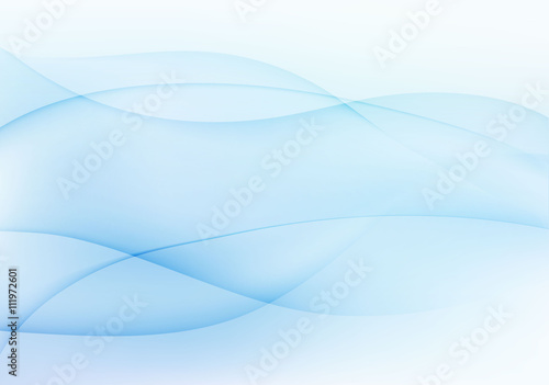Abstract light blue wavy background.