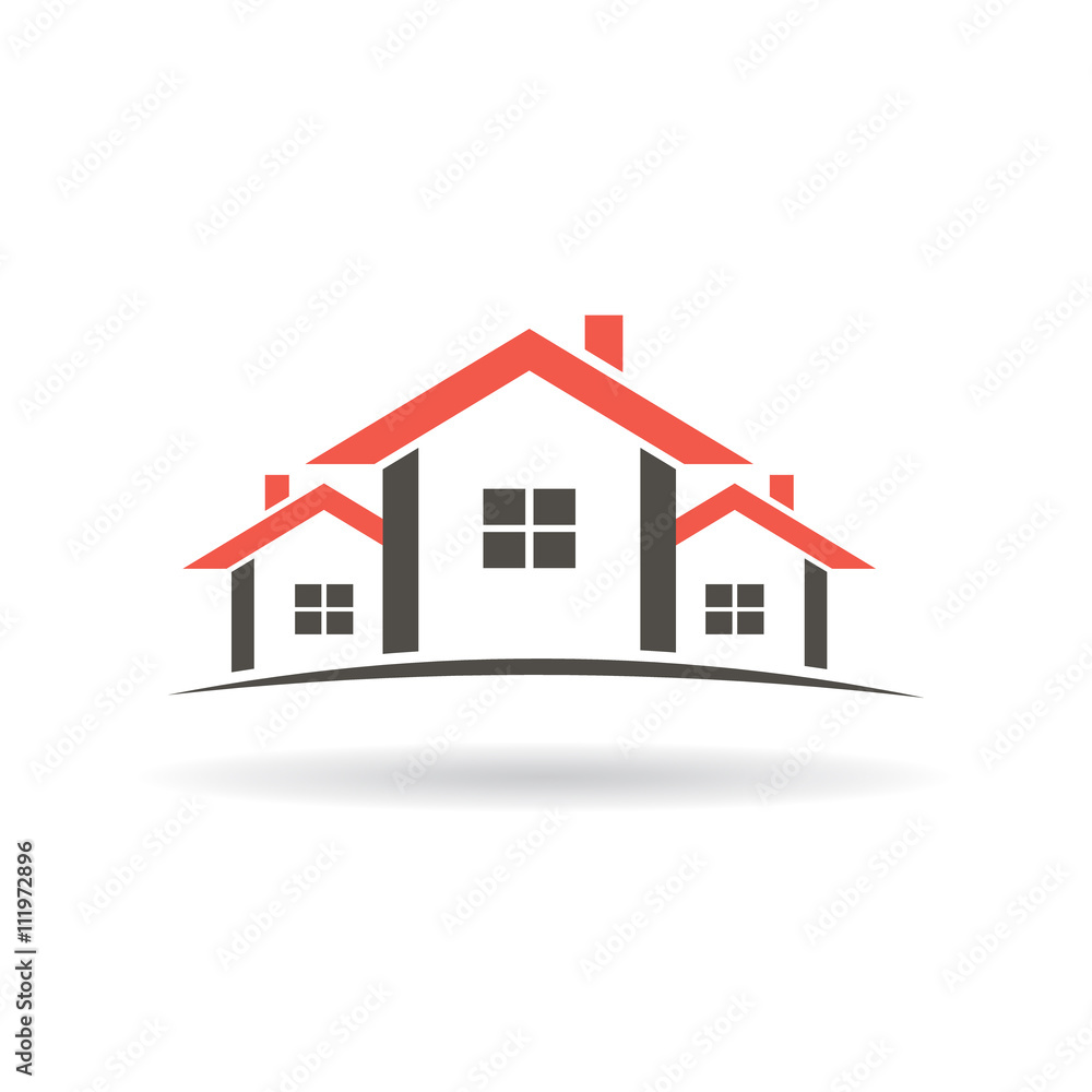 Realtor houses logo. Vector graphic design Realtor houses logo. Vector graphic design