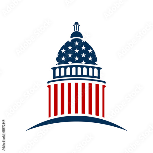 American Capitol logo. Vector graphic design