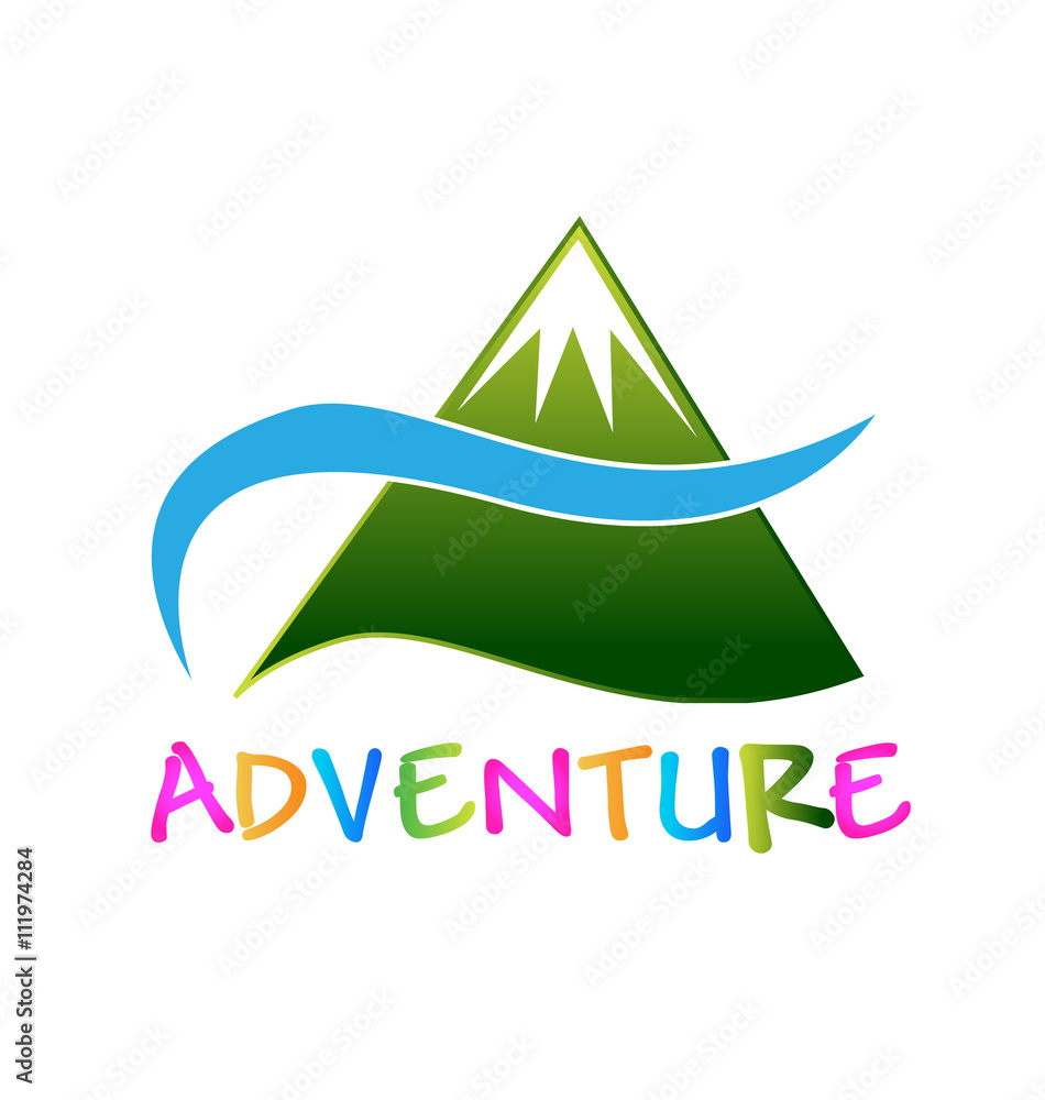 Adventure green mointain logo Adventure green mointain logo