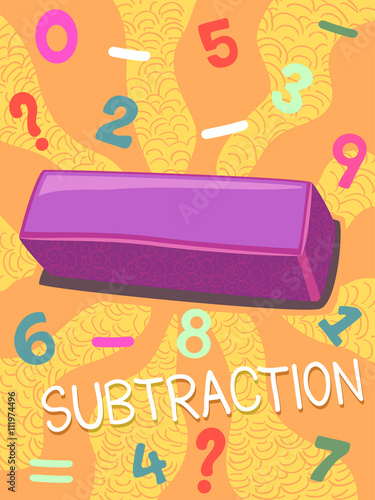 Math Subtraction Symbol Design