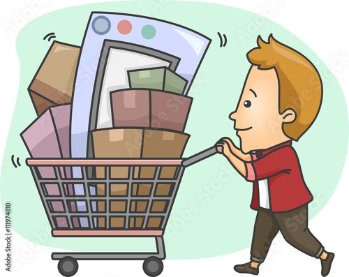 Man Cart Full
