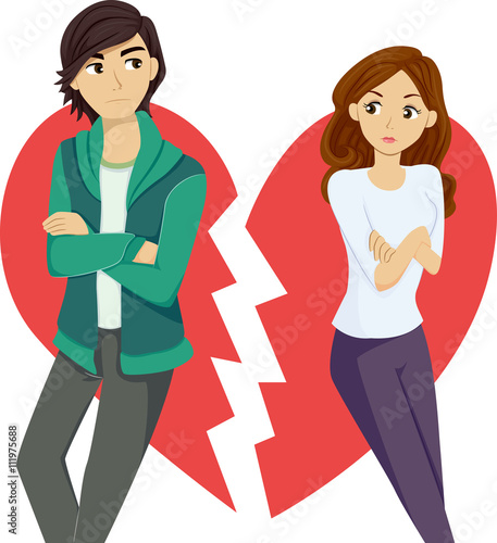 Teen Couple Break Up