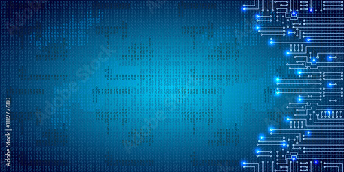 Electronic circuit and  binary code