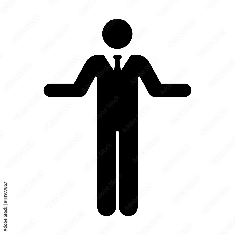 User Icon - Man, Businessman, Person, Human, Client, Customer Icon in Vector Illustration. User Icon - Man, Businessman, Person, Human, Client, Customer Icon in Vector Illustration.