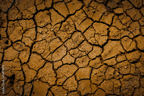 Drought, Ground cracks texture