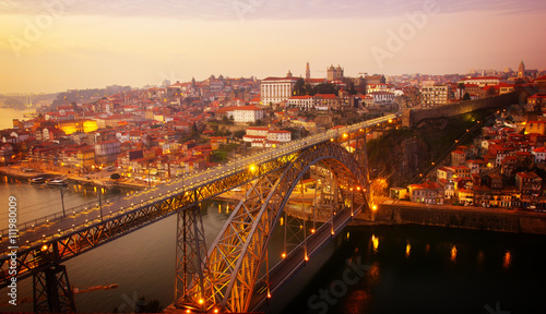 old Porto at sunset, Portugal