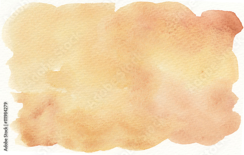 yellow brown shade tones abstract watercolor background