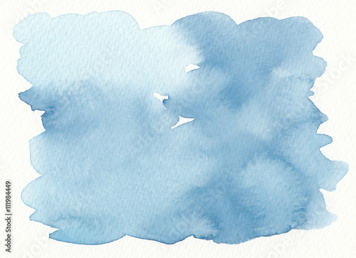 watercolor blue shading abstract background