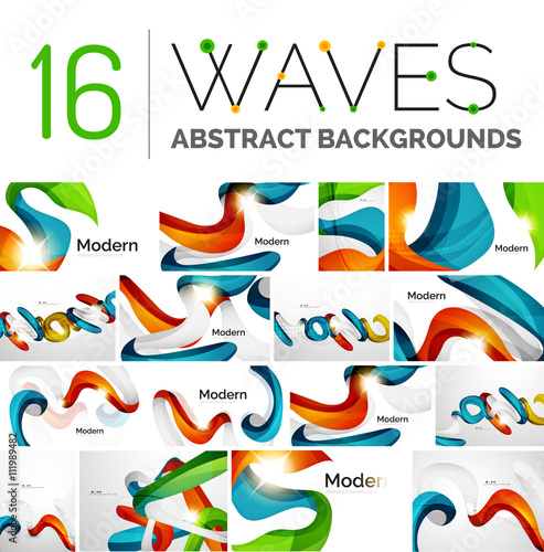Pack of vector abstract backgrounds