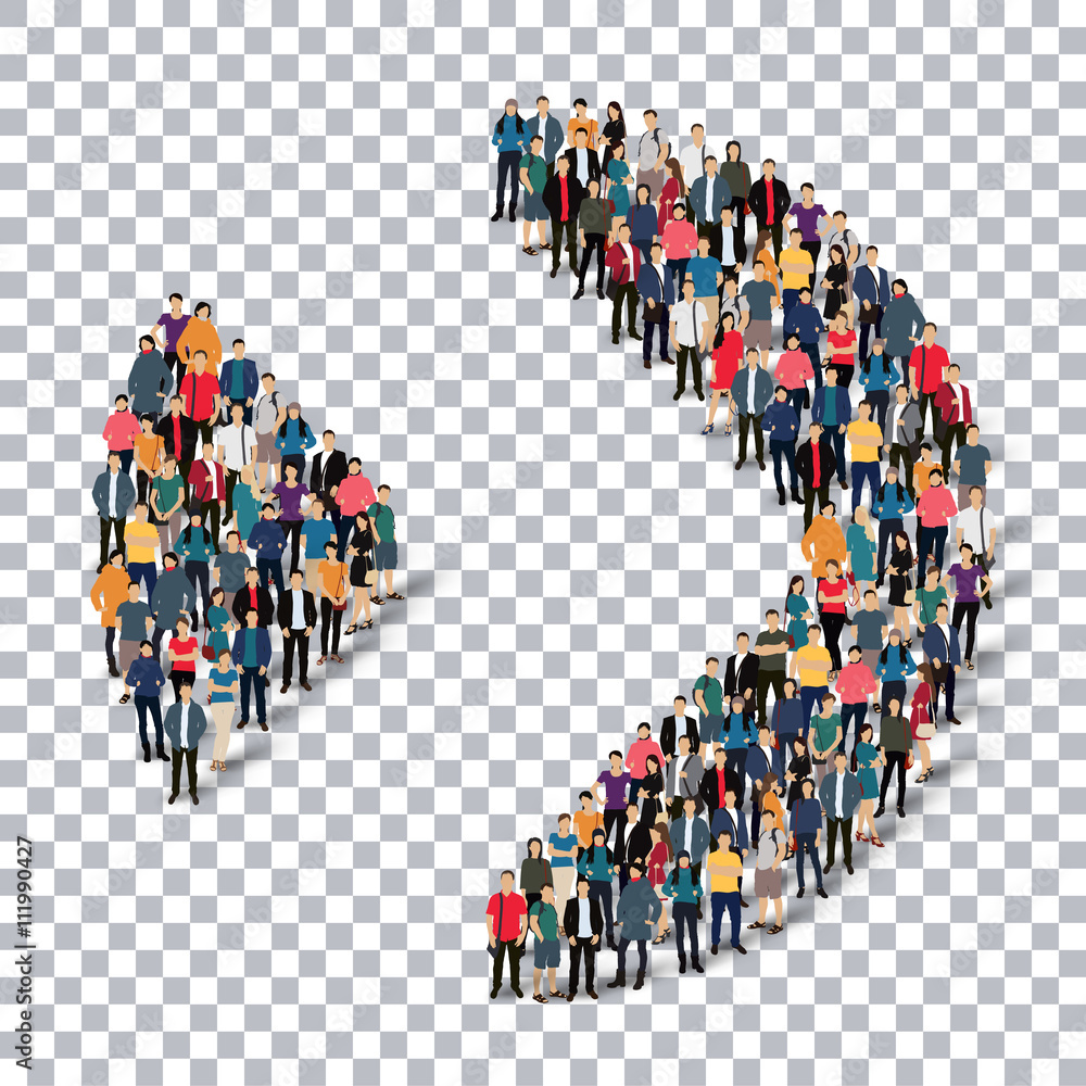abstract Transparency symbol people abstract Transparency symbol people
