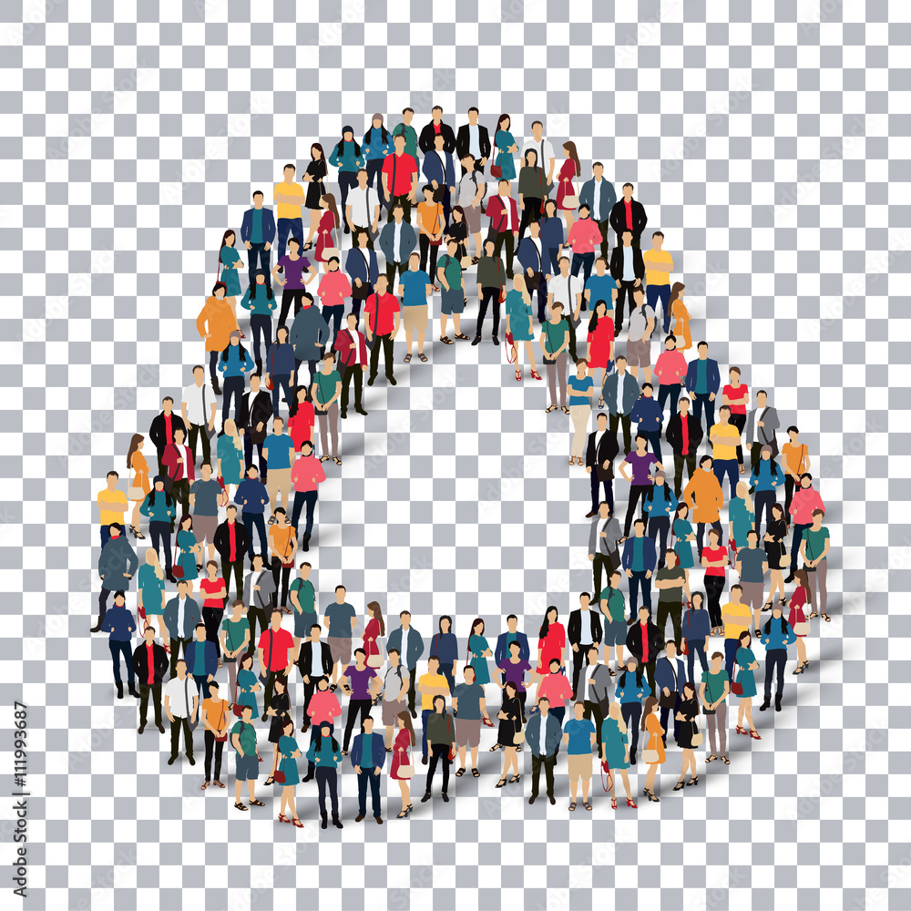 abstract Transparency symbol people abstract Transparency symbol people