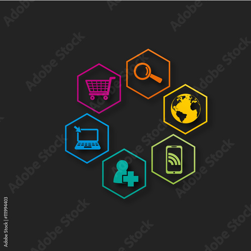 bouton internet